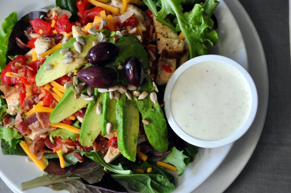 Grilled Chicken, Bacon, and Avocado Salad